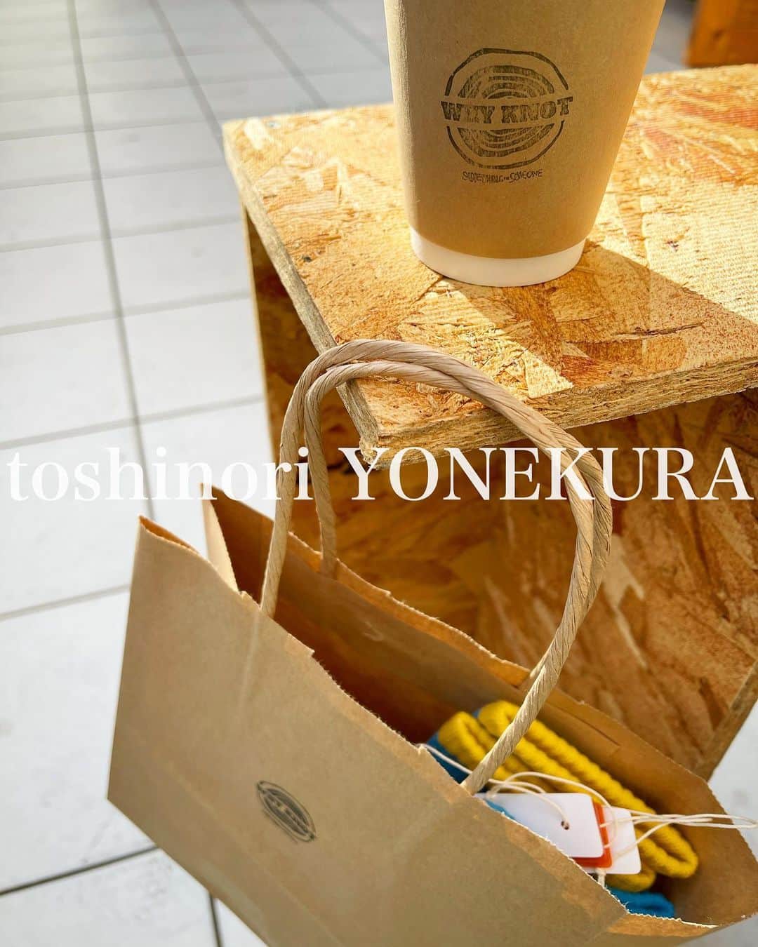 米倉利紀さんのインスタグラム写真 - (米倉利紀Instagram)「shopping and coffee @ why knot」2月15日 15時58分 - toshi_yonekura