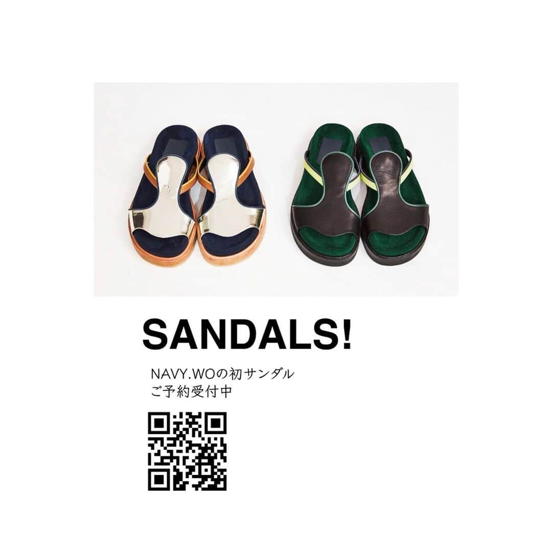 ネイビー ウォさんのインスタグラム写真 - (ネイビー ウォInstagram)「【SANDALS!】 NAVY.WO 初めてのサンダルをつくりました！ NETSHOPで先行ご予約中です！  https://navy-wo.com/?mode=grp&gid=2535755  #navywo #madeinjapan  #sandals #bkacksandals #silversandals #leathersandals」2月15日 15時59分 - navywo