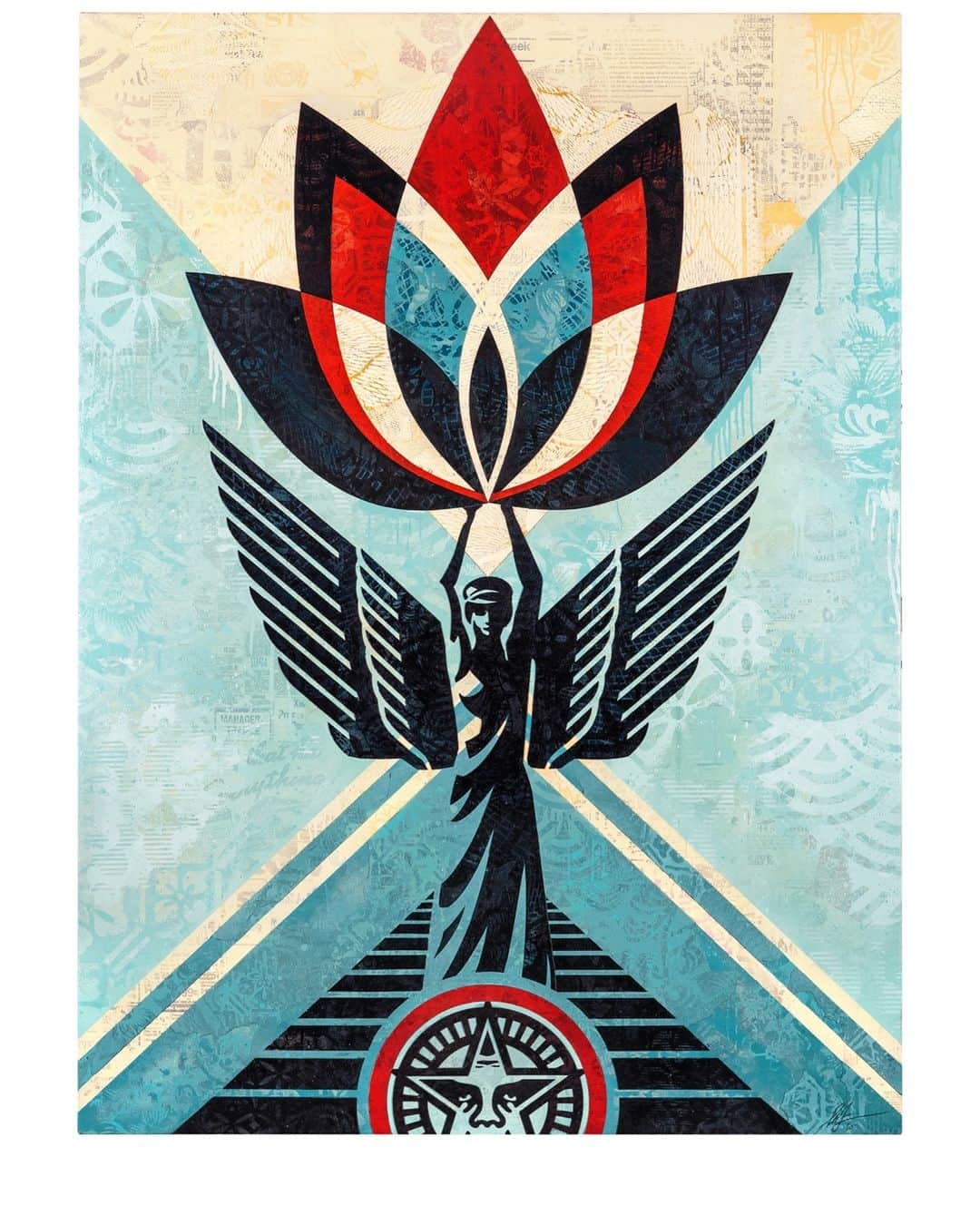 Shepard Faireyのインスタグラム：「I’m excited to announce my first solo exhibition, “Future Mosaic,” opening March 15th at @operagallery in Dubai, UAE! This exhibition has been in the works for over a year, and the work I’ll be featuring is cross-cultural, breaks all superficial barriers, and stands for the values of justice, peace, and human rights. I hope that people will come away with an understanding of my belief that we are world citizens and that we all have a lot in common. The principles of respect, fairness, and equality should be global traits, and that art has a role in shaping people’s attitudes about these principles. If you’re in Dubai, don’t miss it! Visit @operagallery and the link in my bio for more details.⁠ -Shepard」