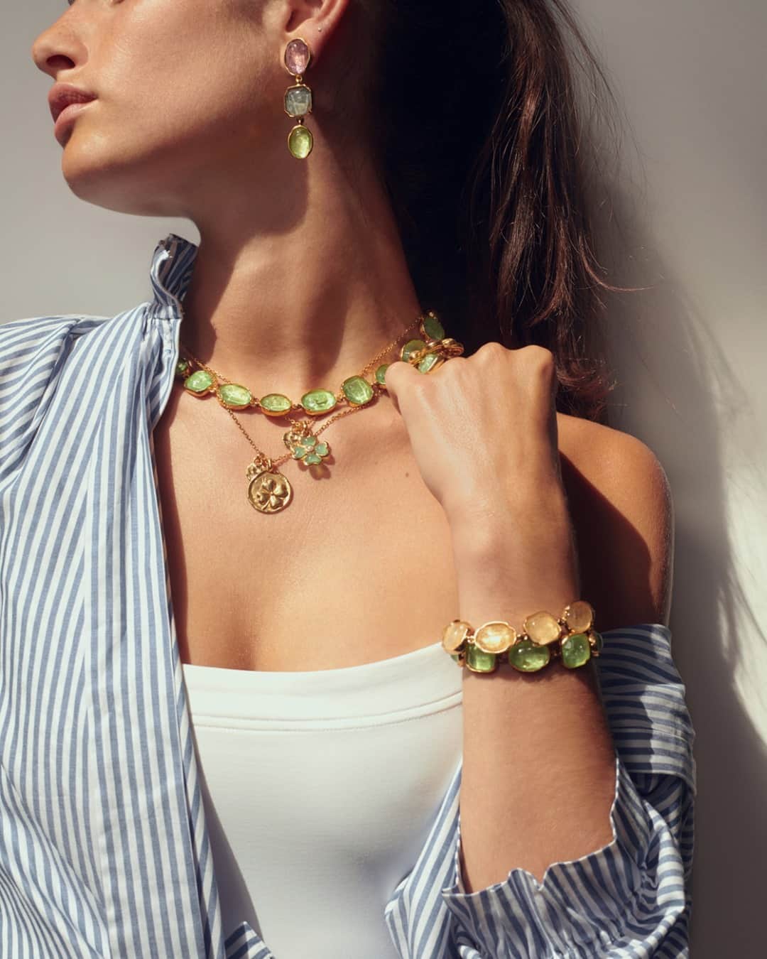 グーセンス パリのインスタグラム：「Discover our Spring-Summer 2021 collection!  Découvrez notre collection Printemps-Été 2021!  @prunepauchet shot by @sashamarro and styled by @smala.paris」