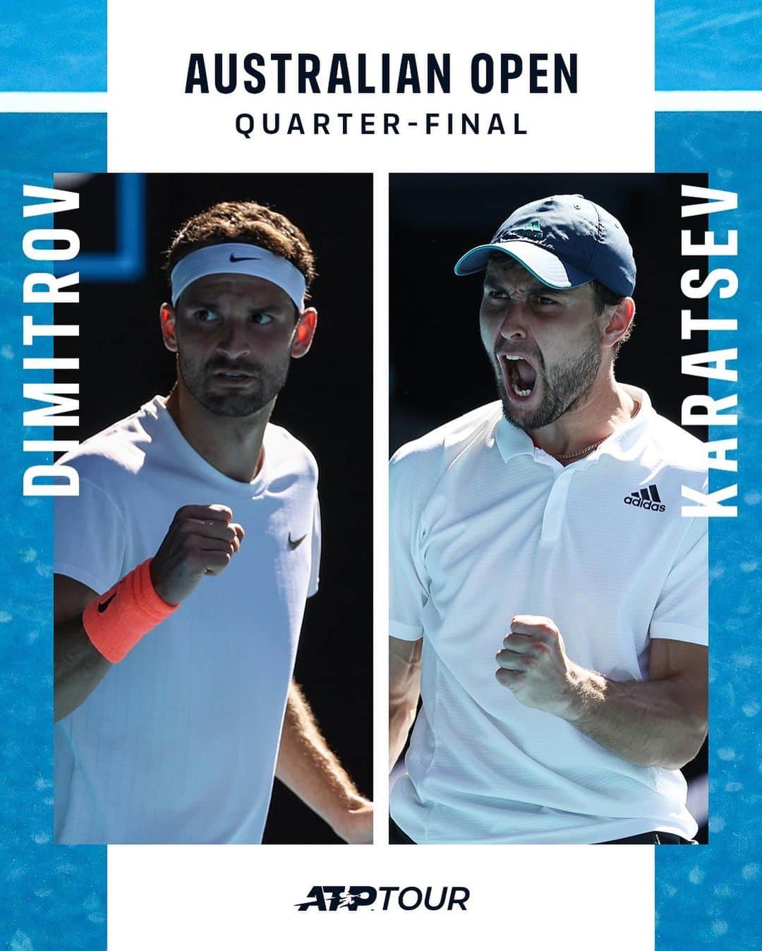 ATP World Tourさんのインスタグラム写真 - (ATP World TourInstagram)「CONFIRMED: Your 2021 #AusOpen quarter-finals and what a lineup it is 🤩」2月15日 17時11分 - atptour