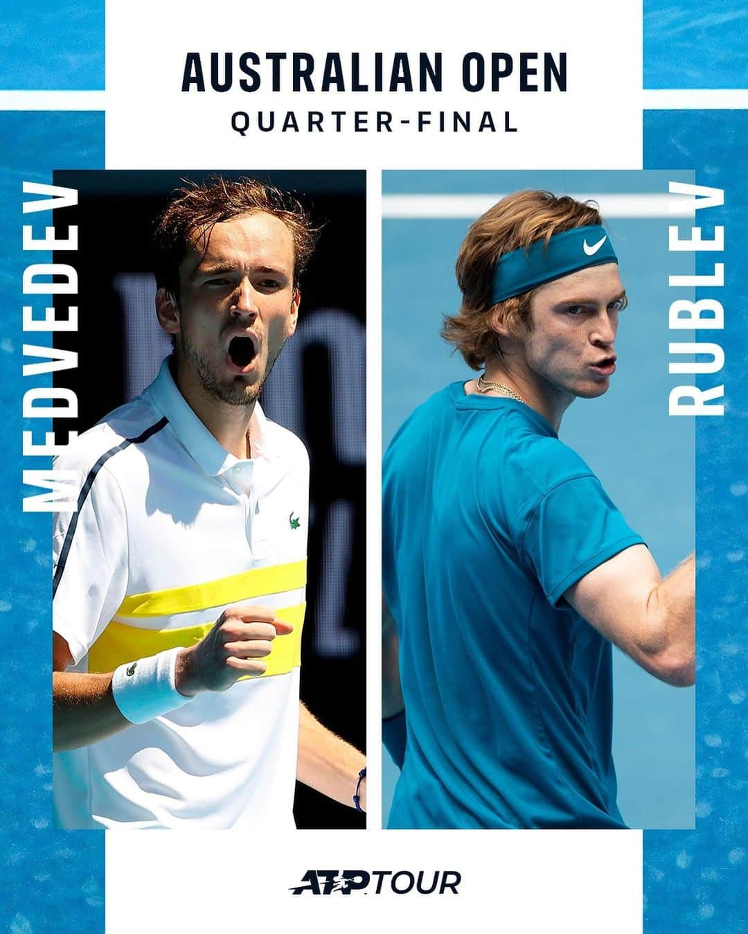 ATP World Tourさんのインスタグラム写真 - (ATP World TourInstagram)「CONFIRMED: Your 2021 #AusOpen quarter-finals and what a lineup it is 🤩」2月15日 17時11分 - atptour