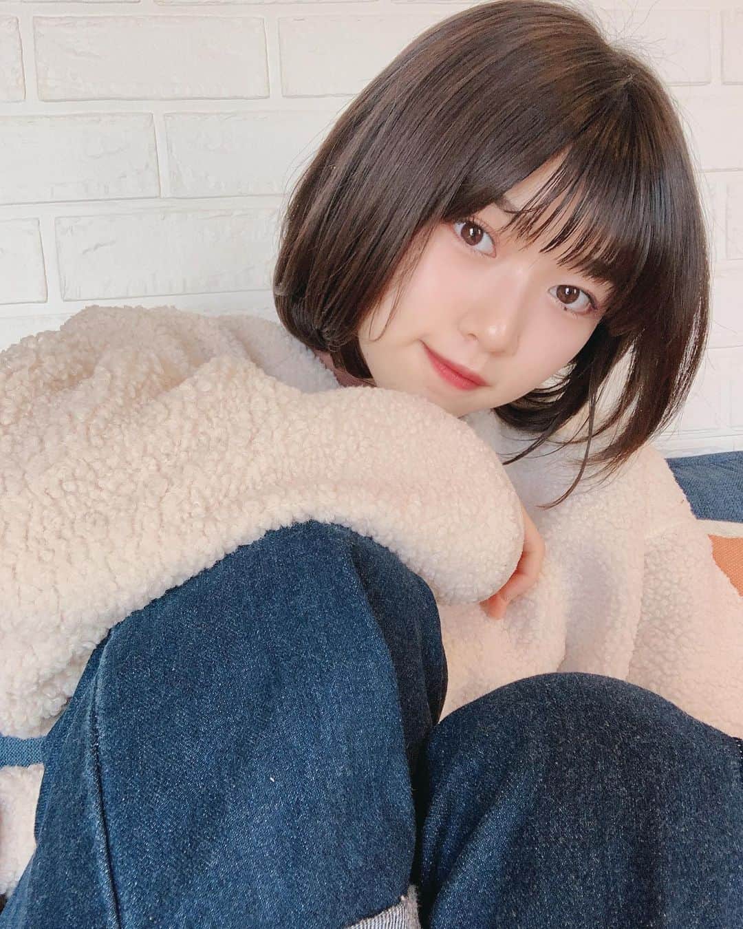 沢村りさのインスタグラム：「☺︎﻿ ﻿ .﻿ ﻿ .﻿ ﻿ ﻿ #リリバリ #Lilyofthevalley﻿ #沢村りさ #まりも #jk #jk2﻿ #内巻き #ボブ #instagood」