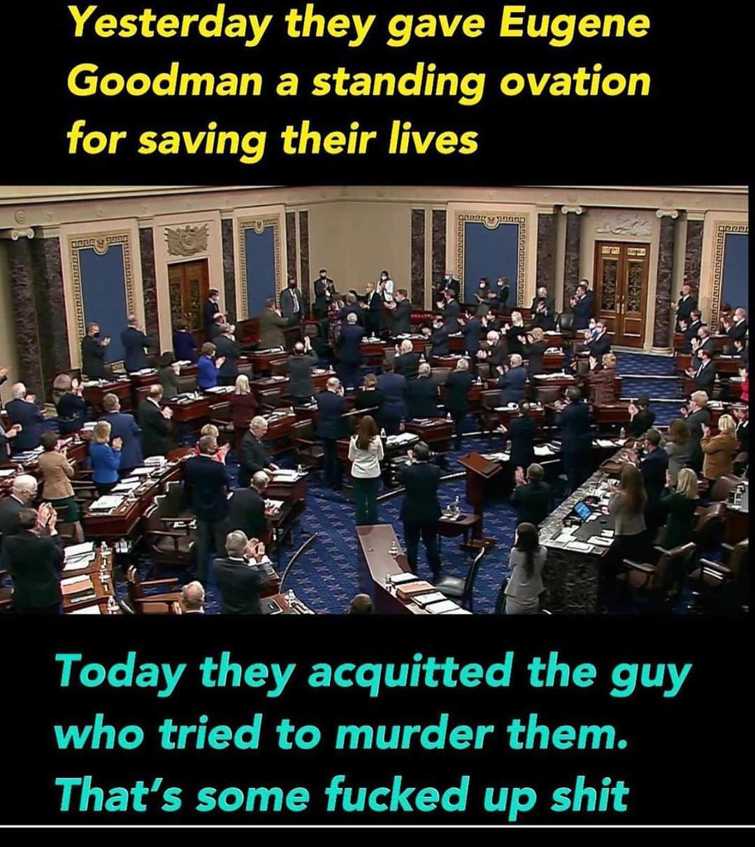 レスリー・ジョーンズのインスタグラム：「When will we say e-fuckingnough already! They just said that people can break the law and get away with it. Yea the “law and order”dudes! It doesn’t apply to them! Now it’s up to the voters of these fucks to get the OUT!! They don’t care about you or this country!」