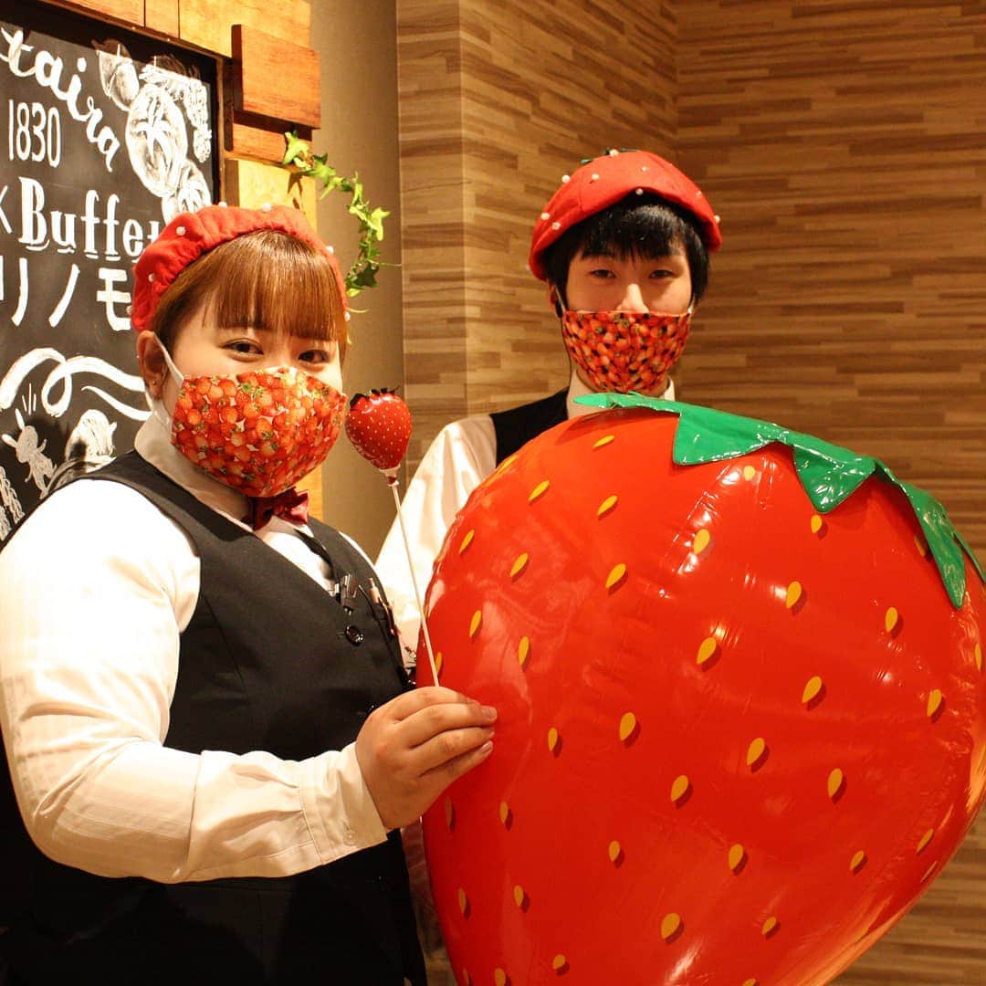 【公式】湯の杜 ホテル志戸平さんのインスタグラム写真 - (【公式】湯の杜 ホテル志戸平Instagram)「イチゴフェア開催期間中はヒカリノモリのスタッフもイチゴになります😆 みなさまもかわいいイチゴに扮したスタッフや巨大イチゴと一緒に写真を撮ってみてはいかがでしょうか？🍓✨  #志戸平温泉 #ホテル志戸平 #イチゴフェア #イチゴ #デカいちご #家族旅 #女子旅 #イチゴ女子 #いちご女子 #いちご男子 #イチゴを食べよう #strawberry #岩手 #花巻 #ヒカリノモリ」2月15日 18時02分 - shidotaira