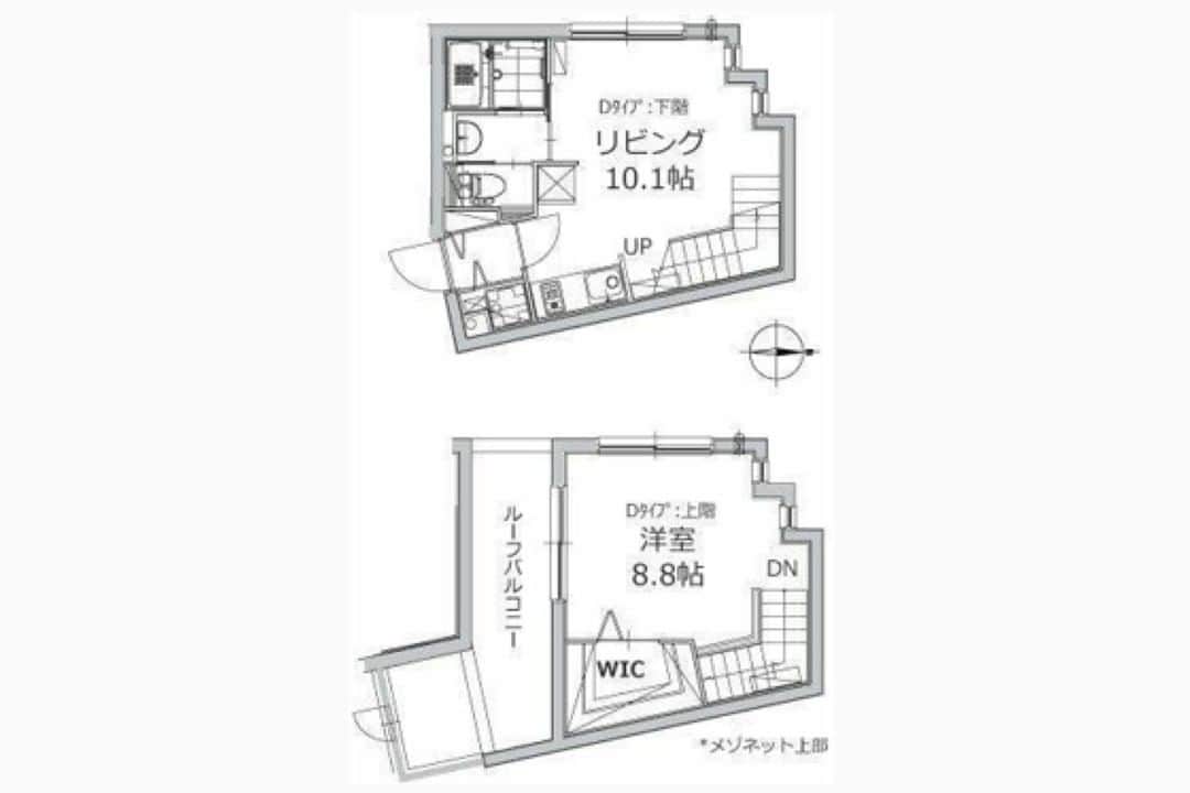 グッドルームさんのインスタグラム写真 - (グッドルームInstagram)「階段が主役となるほどの存在感。  東京 #江戸川橋 1LDK 41.72㎡  ▼幼き日 思い描いた 秘密基地  ----------------------  1LDKのデザイナーズマンション。 そして、最上階。 期待してお部屋に入ります！  4階部分はリビングルームと水回り。 印象はまず真っ白。とにもかくにも真っ白！ でも白さより目立ったのが、存在感のある螺旋階段。  空間を広く見せる効果とともに、 まるで美術館のような雰囲気にしてくれます。  さいごにバルコニーに出ましょう！ なんだこの洞窟間、自分だけの空間。 高い壁に挟まれたこの空間。  細い廊下のような雰囲気。 あーこれはとってもいい。 こんなバルコニーなかなかないです。  ・⁠ こちらの物件は実際に住めるお部屋です。詳細はストーリー、ハイライトにて！⁠ ・⁠ こだわりのお部屋探しは、@goodroom_jp から URLをチェック！⁣⁣⁣⁣⁣⁣⁣⁣⁣⠀⁣⠀⁠ ・⠀⁠ ※最新のお家賃につきましては、リンク先物件ページからご確認ください。⁠ ⁠・⁠ #tokyo #goodroom #interiordesign #decoration  #myhome #homedesign #interiordecor #urbanlife #apartment  #生活 #お部屋探し #日々の暮らし #引っ越し #賃貸 #丁寧な暮らし #暮らしを整える #お洒落な暮らし #理想の空間 #間取り図 #シンプルな暮らし #東京 #東京賃貸 #二人暮らし #2人暮らし #1LDK #1LDK賃貸 #階段のある暮らし #デザイナーズ #最上階」2月15日 18時00分 - goodroom_jp