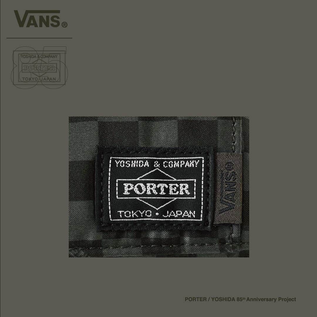 PORTER STANDさんのインスタグラム写真 - (PORTER STANDInstagram)「﻿ PORTER / YOSHIDA 85th Anniversary Project﻿ PORTER × VANSを発売します。﻿  ﻿ 吉田カバン創業85周年を記念し、アメリカのスニーカーブランド「VANS」とコラボレーションしたスペシャルアイテムを発売します。﻿  ﻿ VANSは1966年にPaul Van Doren（ポール・ヴァン・ドーレン）とJim Van Doren（ジム・ヴァン・ドーレン）兄弟、パートナーのGordon Lee（ゴードン・リー）、Serge Delia（セルジュ・デリーア）がカリフォルニアで立ち上げたスニーカーブランドです。スケートボード文化に精通した作りが特徴で、サブカルチャーを代表するスニーカーとしてその名を確立しています。﻿  ﻿ PORTERを代表するアイテムにVANSの代表的な柄が加わった今回のシリーズは、コラボレーションの醍醐味である両ブランドのアイデンティティをうまく取り入れたコレクションとなっています。﻿ ﻿ バッグ本体にはVANSが古くからスニーカーの柄に採用している4つの柄をパーツごとに使い分けたオリジナルのプリントナイロンボンディング生地を採用しています。内装にはVANSのブランドネームがプリントされたブラックとオレンジカラーのチェッカーフラッグ柄がプリントされています。﻿ ﻿ 3WAY ブリーフケース﻿ ¥47,000+tax﻿ W400/ H290/D100mm﻿  ﻿ ウォレット﻿ ¥15,000+tax﻿ W130/H100mm﻿  ﻿ ラゲッジタグ﻿ ¥10,000+tax﻿ W75/H100mm﻿  ﻿ 発売日：2月20日（土）﻿ ※吉田カバンオフィシャルオンラインストアはPM12:00から発売します。﻿  ﻿ こちらのアイテムは、PORTER flagship store、PORTER STAND、PORTER EXCHANGE、KURA CHIKA by PORTER、POTR、PORTER KOREA、吉田カバンオフィシャルオンラインストアのみでの限定発売です。﻿  ﻿ ※完全数量限定につき、在庫がなくなり次第終了となります。﻿ ※当日の状況により止むを得ず販売方法を変更する場合がございます。予めご了承ください。﻿  ﻿ ※こちらの製品(スニーカー・巾着)はVANSとしての商品基準になります。﻿ ※シューズボックスは運搬などで破損が生じる可能性がございます。それによる返品・交換はお承りしておりませんので予めご了承ください。﻿ ﻿ #yoshidakaban #porter #luggagelabel #porteryoshida #madeinjapan #japan #85thanniversary #heartandsoulintoeverystitch #vans #vault #briefcase #3way #wallet #luggagetag #sk8hi #oldsckool #slipon #吉田カバン #ポーター #85周年 #一針入魂」2月15日 18時36分 - porter_stand