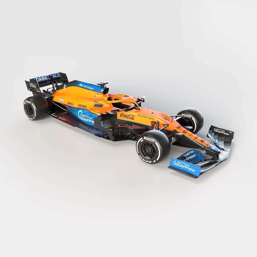 McLaren Automotiveのインスタグラム：「Introducing the #MCL35M​ which was finally unveiled at McLaren Technology Centre this evening, and it looks incredible.   It’s going to be an exciting season for @mclaren we are sure.」