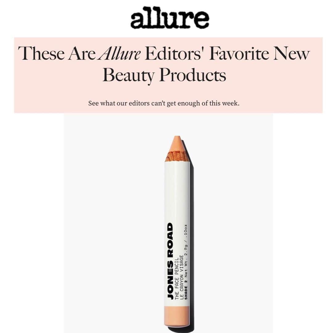 のインスタグラム：「So psyched! Thank you @allure and my @jonesroadbeauty team 🤜🏽🤛」