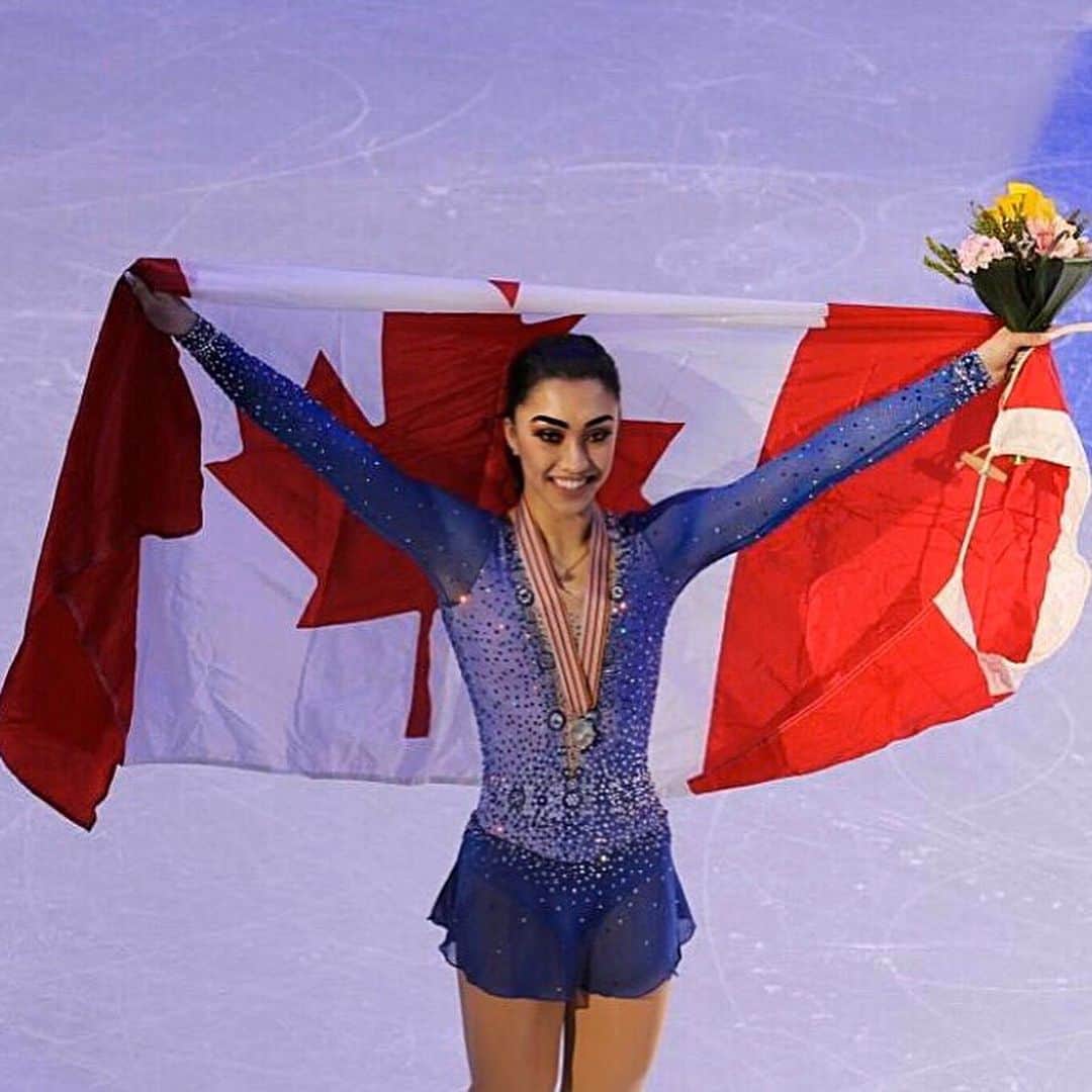 ガブリエル・デールマンのインスタグラム：「Happy National Flag of Canada Day! It’s truly such an honour to get to wear the Mapleleaf and represent it all over the world!! 🇨🇦 Let’s celebrate our #CanadianFlag. #FlagDay」