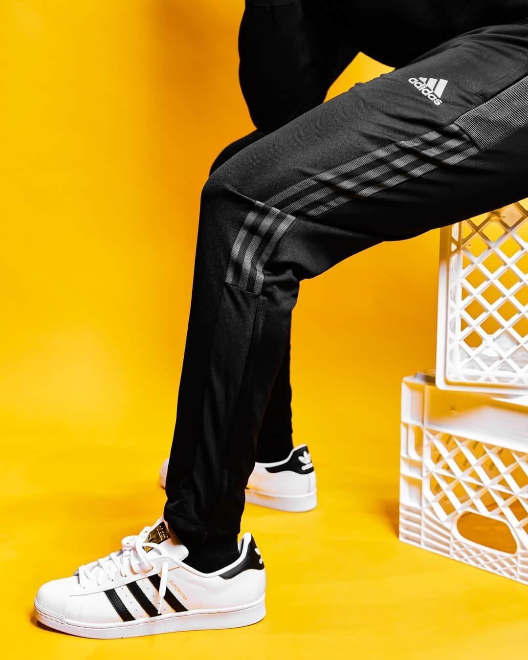 Foot Lockerのインスタグラム：「Easy to style, comfortable to wear! Shop #adidas Tiro pants online & in select stores.」