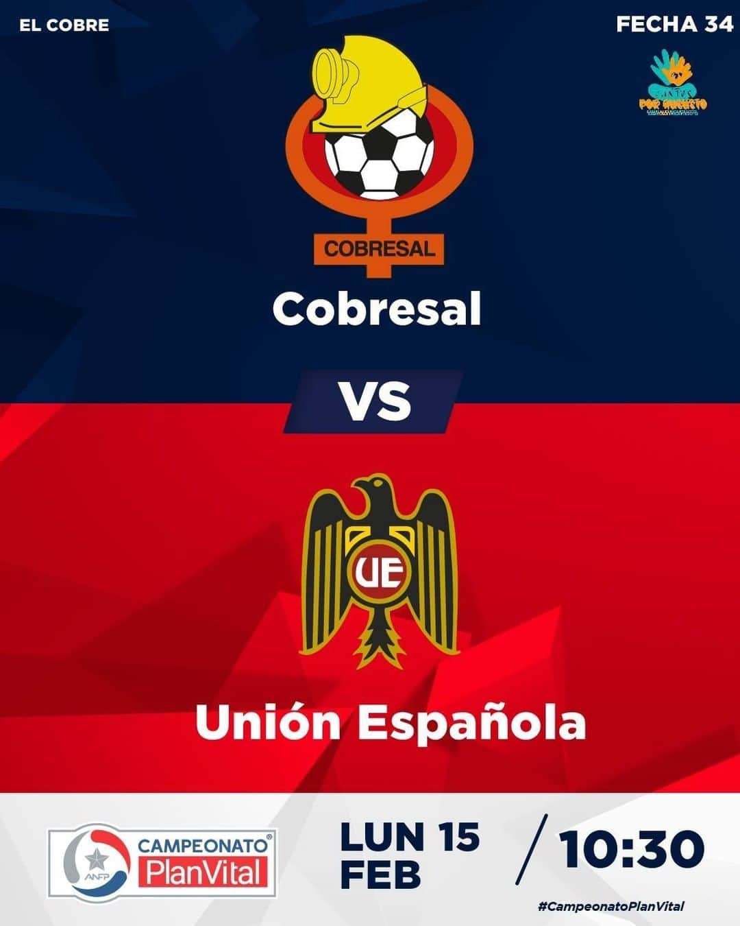 サッカー チリ代表チームのインスタグラム：「🇨🇱⚽ Se cierra la última jornada del #CampeonatoPlanVital‼   🔜 En instantes, @cobresaloficial se juega la chance de clasificar a la Copa Sudamericana ante @ueoficial, que ya está instalado en la Copa Libertadores.  📸 Por @tntsportscl   #Chile #FutbolChileno #PrimeraDivision」