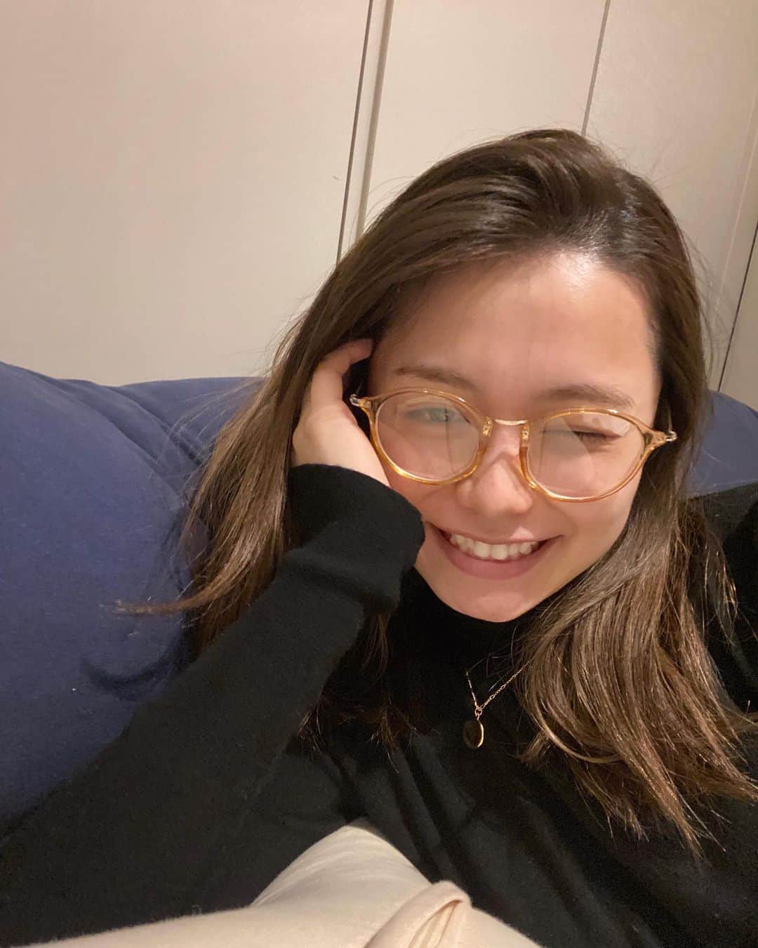 足立佳奈のインスタグラム：「今日はお家でのんびりしてたよ☺︎ #今日の足立」