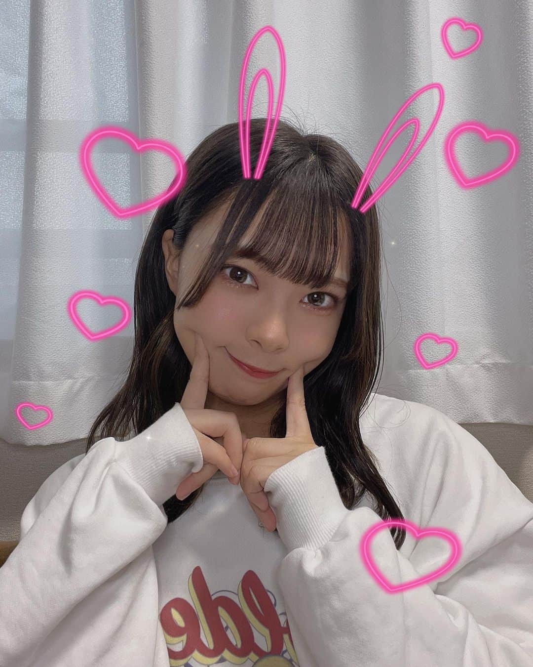 山田寿々のインスタグラム：「うさぎ」