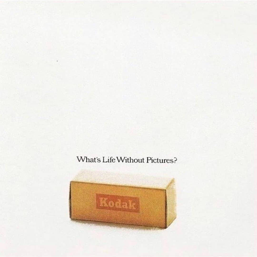 アダムのインスタグラム：「Kodak print ad, 1967.」