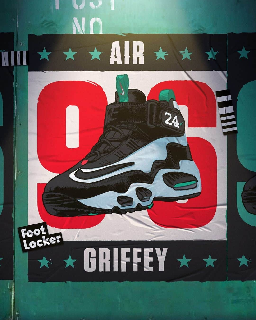 Foot Lockerさんのインスタグラム写真 - (Foot LockerInstagram)「A 90's classic! #Nike Air Griffey Max 1 'Freshwater' is available now online & in-store.」2月16日 0時00分 - footlocker