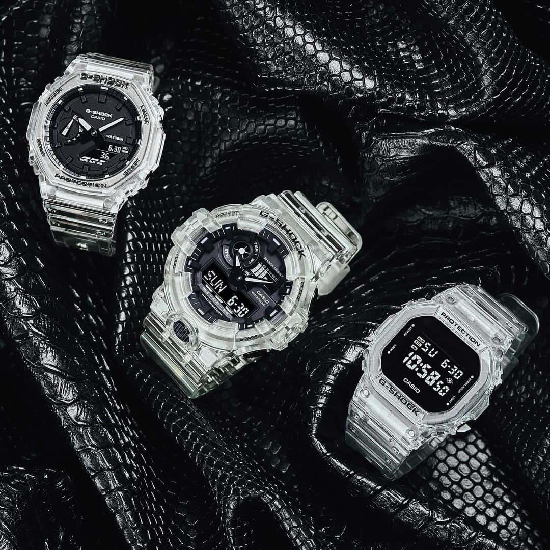 G-SHOCKさんのインスタグラム写真 - (G-SHOCKInstagram)「Clear as glass. Hard as diamonds. The Transparent Gray & White Series just dropped.」2月16日 0時35分 - gshock_us