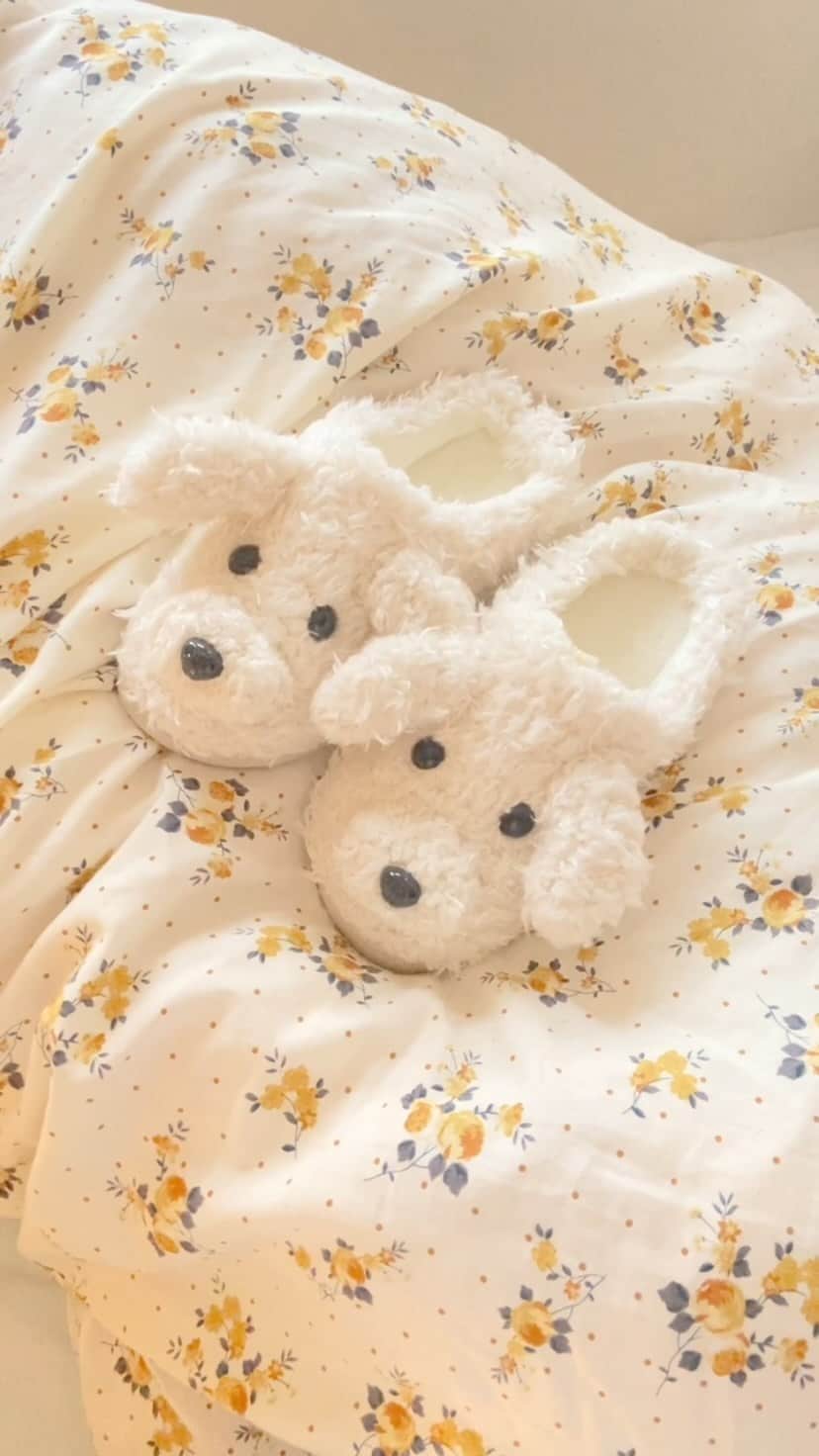 M0M0Neのインスタグラム：「アリエクで買った500円のワンコ🐶  げきかわ！　#韓国雑貨 #韓国インテリア #かんこくすきなひとと繋がりたい」