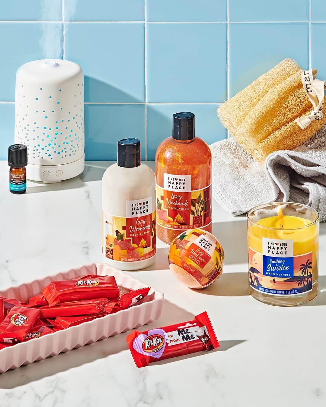 Wal-Mart Stores, Incのインスタグラム：「Your coupled-up friends can keep their romantic V-Day cards, flowers, & dinners. As long as you’ve got everything you need for a relaxing spa day—yes, chocolates included—it’s alllll good. 😉 #SinglesAwarenessDay」