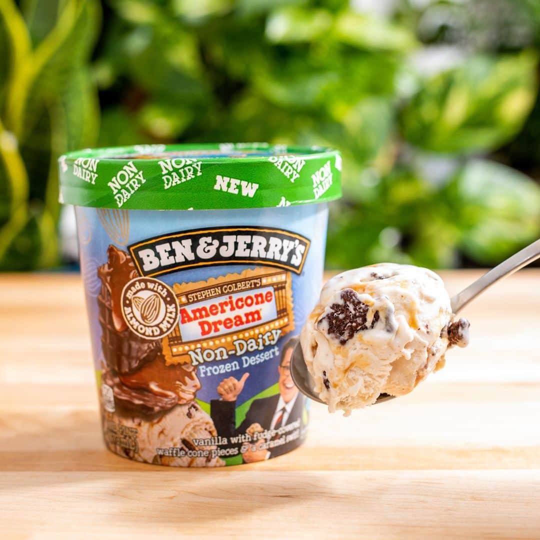 Ben & Jerry'sさんのインスタグラム写真 - (Ben & Jerry'sInstagram)「It's an Americone Dream come true! Introducing NEW Americone Dream Non-Dairy, the certified vegan counterpart to your waffle-cone-and-caramel favorite. Link in bio!」2月16日 1時32分 - benandjerrys