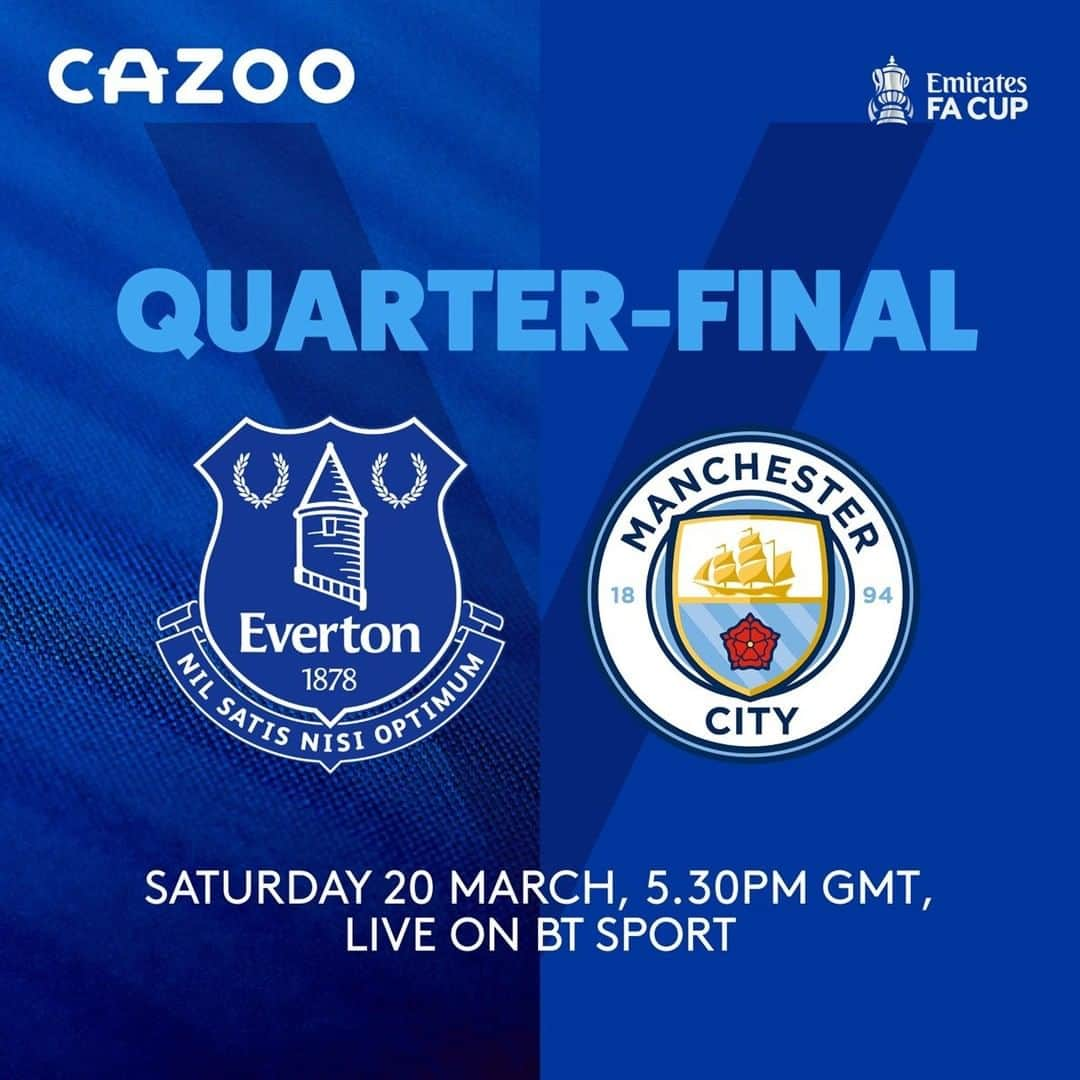 エヴァートンFCさんのインスタグラム写真 - (エヴァートンFCInstagram)「🗓️ Our @emiratesfacup quarter-final tie against @mancity has been confirmed.  A new date for our @premierleague clash at @wba will be announced in due course.  #EFC 🔵」2月16日 2時00分 - everton