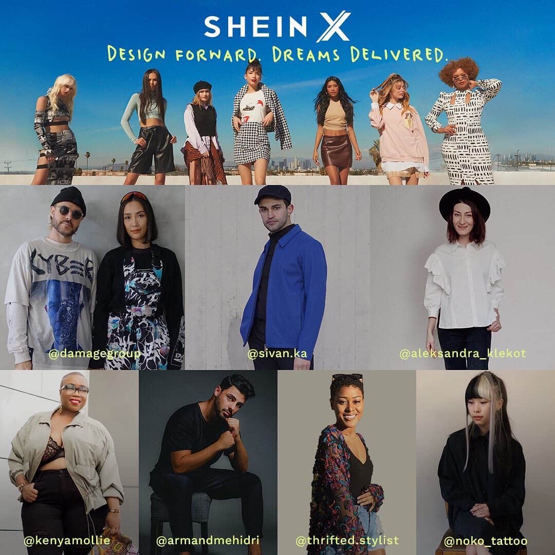 SHEINのインスタグラム：「What is SHEIN X? 🙌  It‘s tough for indie fashion designers to get noticed. So we created the SHEIN X program to help showcase new talent to millions around the world.  SHEIN X allows designers to do what they do best—create—while we handle the manufacturing, marketing, and selling. Plus, they share in the profits and keep ownership of their creations.  Come meet our FEBRUARY designers! 💘✒️ 🛍http://shein.top/cl7d89n」