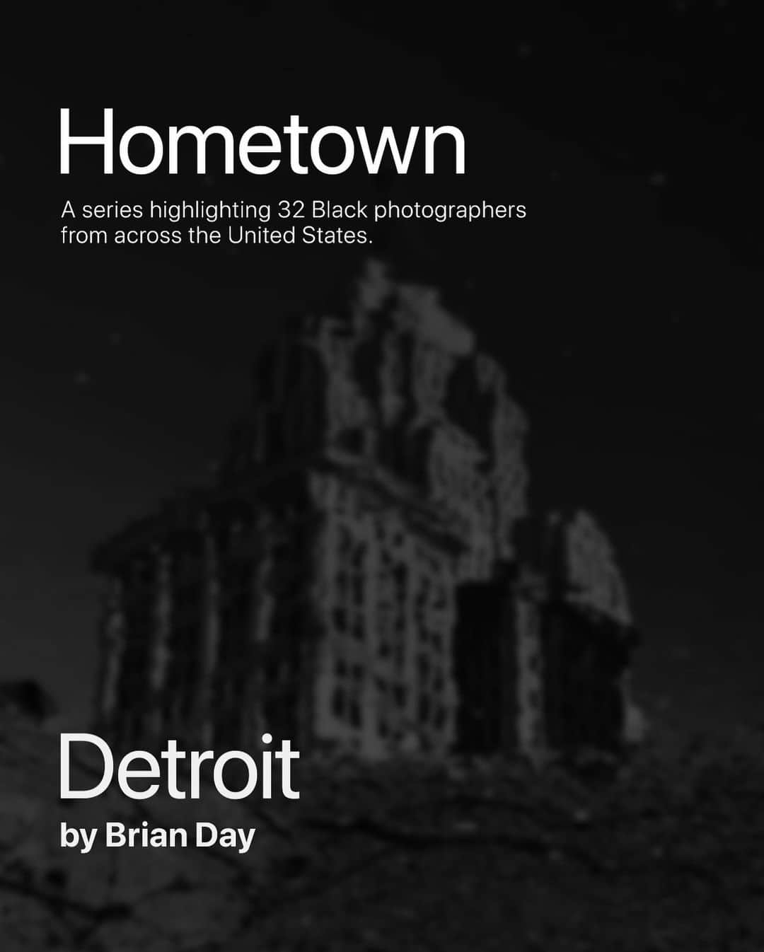 appleさんのインスタグラム写真 - (appleInstagram)「Hometown Series — Day 15 of 32: Detroit by @brianday. Commissioned by Apple. “Detroit has a complicated history. But for me, it’s the place I was born. It’s where my parents worked hard to raise a family. It’s where my grandparents settled to help create a legacy decades ago. I see the city through eyes of appreciation and understanding, but also with a deep curiosity to observe it as it evolves. I’m very drawn to the way the built environment says something about the past, the way it affects our experiences today, and the possibilities it suggests for the future.” #ShotoniPhone by Brian Day」2月16日 2時04分 - apple