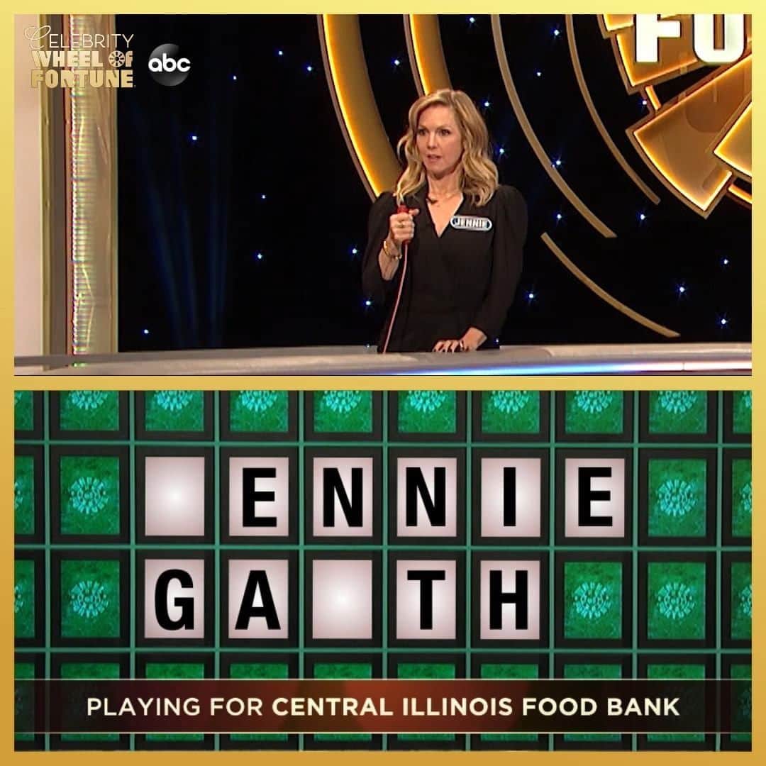 アメリカン・ブロードキャスティング・カンパニーのインスタグラム：「Can't wait to see @jenniegarth, @karamo, and @pattonoswalt play for charity this Thursday at 8|7c on #CelebrityWheelOfFortune! 💫」