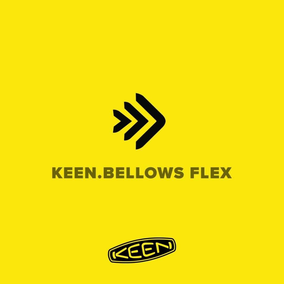 キーンのインスタグラム：「The new trend is to bend. KEEN.BELLOWS FLEX coming soon.」