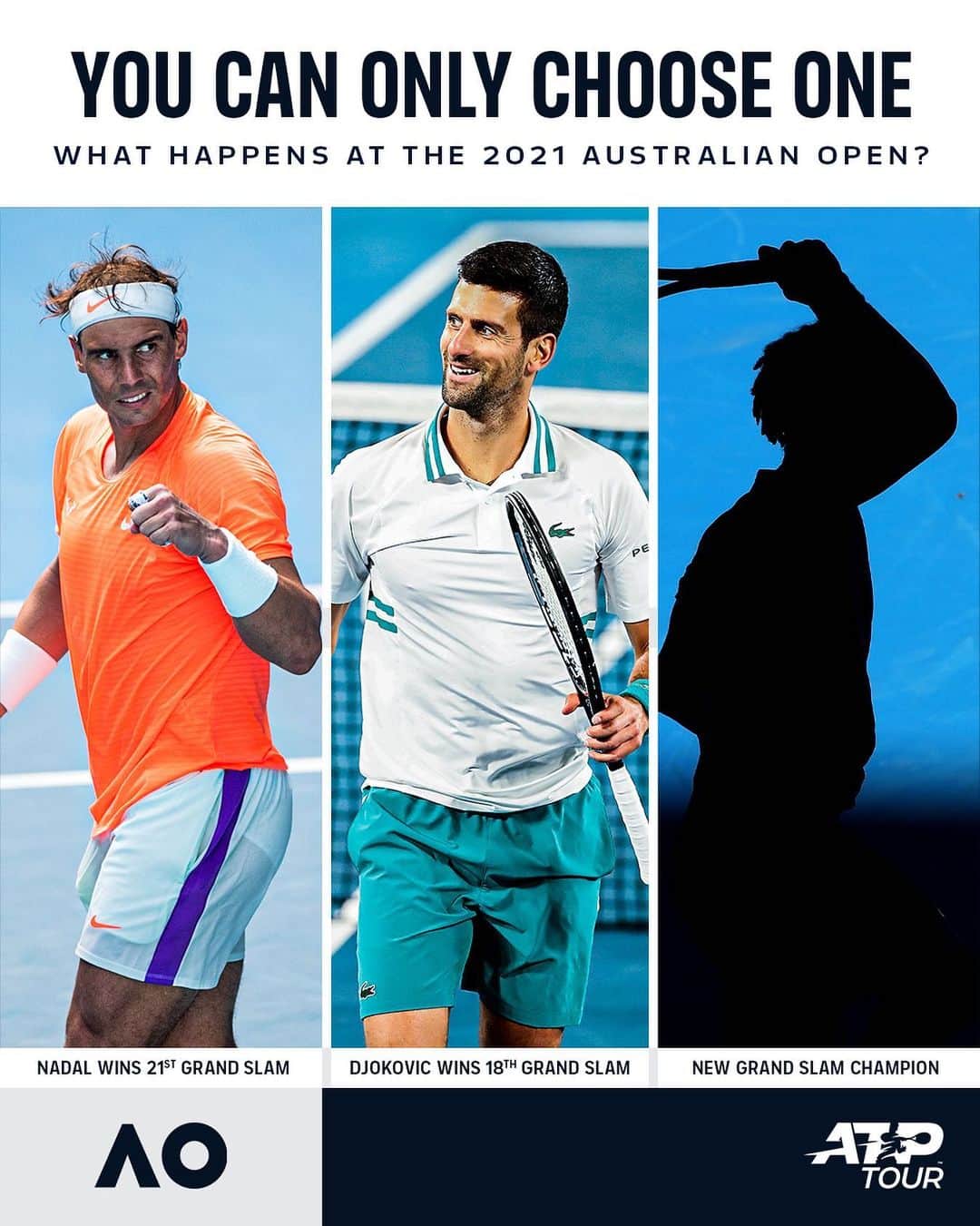 ATP World Tourさんのインスタグラム写真 - (ATP World TourInstagram)「Let’s hear those predictions 🧐 #AusOpen」2月16日 3時57分 - atptour