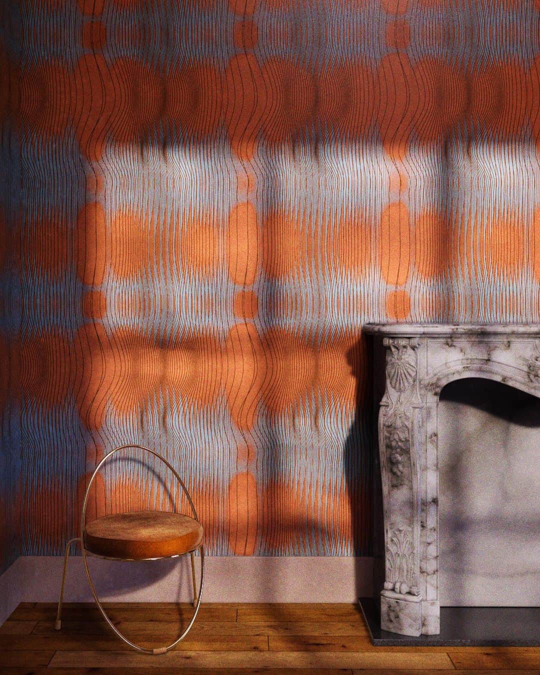 Design Milkさんのインスタグラム写真 - (Design MilkInstagram)「New Orleans-based designer @bradleylbowers and his eponymous design studio have created a new wallpaper collection inspired by optical illusions. Titled the Moire Collection, named after the effect that occurs when two fine patterns are combined, the new collection consists of four visually intoxicating designs: Striae, Melange, Ripple, and Mirage. The results are stunning on-screen, but really shine when applied to physical space. \\\ See more of Bradley Bowers' Moire Collection at the link in bio. 🔗」2月16日 6時57分 - designmilk