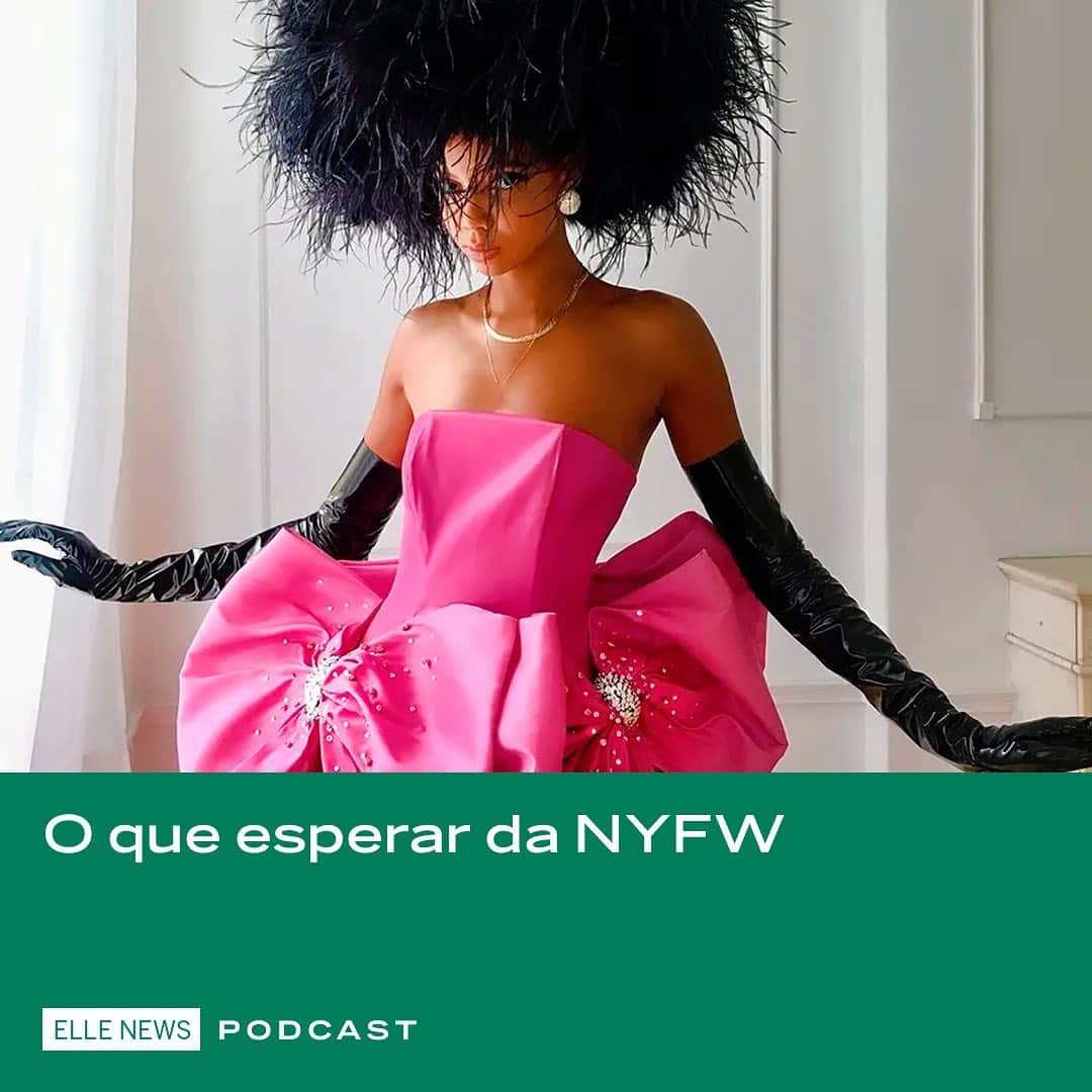 ELLE Brasilさんのインスタグラム写真 - (ELLE BrasilInstagram)「Começou a semana de moda de Nova York, mas agora o evento tem outro nome. O Council of Fashion Designers of America rebatizou o evento para "calendário de coleções americanas". A explicação da instituição é de que com a pandemia de Covid-19 e a reorganização do calendário para o digital, novos participantes foram incluídos e eles não são exclusivamente nova-iorquinos. No #33 episódio do nosso podcast, você fica sabendo o que esperar dessa edição do evento e ainda confere as principais notícias de moda e beleza dos últimos dias. O #ELLENews está disponível nas principais plataformas e toda segunda-feira você ouve um novo episódio. Para ler ou ouvir, clique no link da bio.」2月16日 7時28分 - ellebrasil