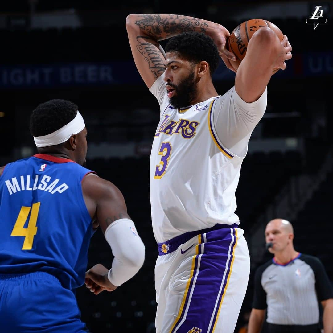 Los Angeles Lakersさんのインスタグラム写真 - (Los Angeles LakersInstagram)「Anthony Davis underwent an MRI today. The results showed no rupture of the right Achilles tendon.   Davis will miss tomorrow’s game vs. Minnesota, and will be further evaluated by team doctors upon his return to Los Angeles.」2月16日 7時55分 - lakers