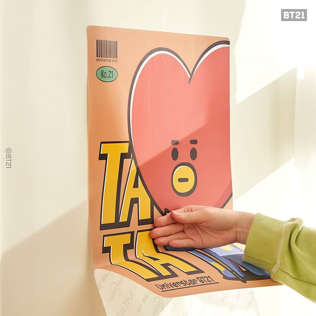 BT21 Stars of tomorrow, UNIVERSTAR!さんのインスタグラム写真 - (BT21 Stars of tomorrow, UNIVERSTAR!Instagram)「How to design a perfect room📚 Presenting BT21 room decor ideas ⠀ BT21 Air Purifying Poster ⠀ ✔️ 10 different designs for your room ✔️ Easy attachable & detachable stickers ✔️ Excellent effects of air purification ✔️ Composed of perfectly safe materials ⠀ [Korea] Shop now 👉 Link in bio ⠀ [USA] Available only for 8 hours 👉 Link in bio ⠀ #BT21 #Airpurifier #DIY #Roomdecor #Poster」2月16日 10時55分 - bt21_official