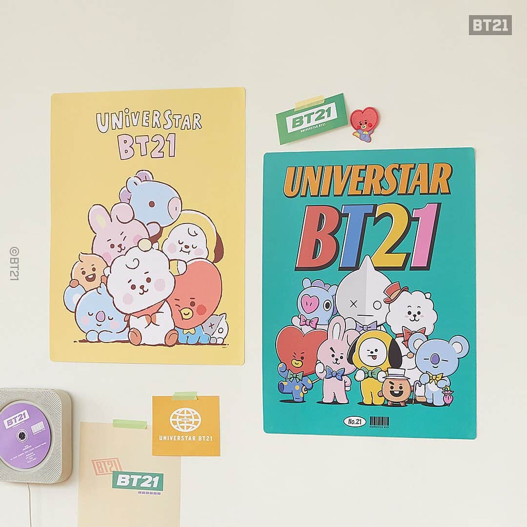 BT21 Stars of tomorrow, UNIVERSTAR!のインスタグラム