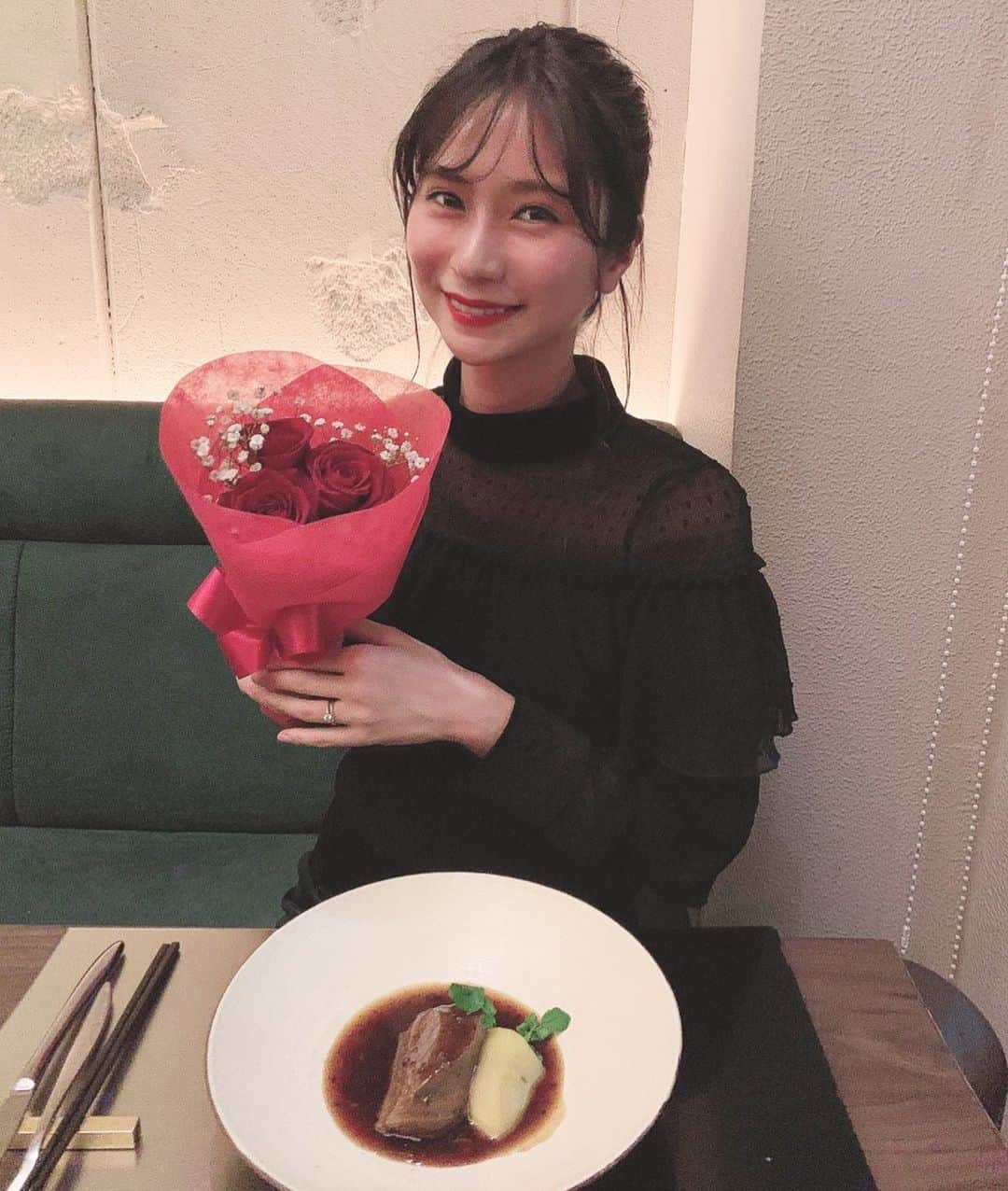 高瀬友規奈さんのインスタグラム写真 - (高瀬友規奈Instagram)「Hope y’all had happy Valentine’s Day💋 ・ ・ ・ 今年のバレンタインディナーは中華💃 #valentinesday」2月16日 10時58分 - yukina_731