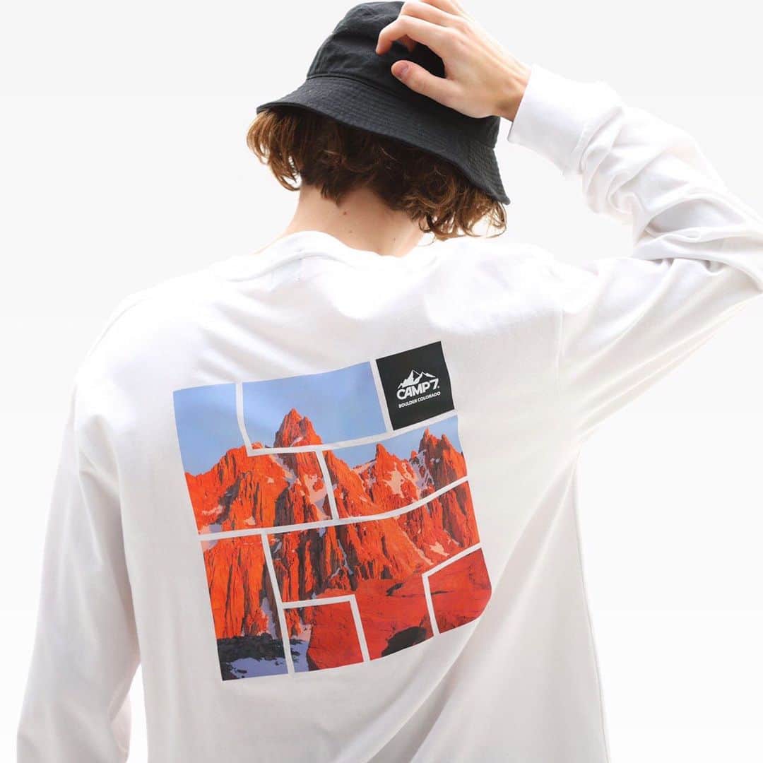 Right-onのインスタグラム：「﻿ ﻿ ○キャッチーなデザインが魅力の﻿ CAMP7のアウトドアなロンT○﻿ ﻿ 春に向けて新作のロンTが入荷してます！﻿ ﻿ 【men's】﻿ ﻿ ▽バックフォトプリントロンT﻿ 品番:CP4201415102﻿ 価格:4000＋TAX﻿ ﻿ ﻿ ﻿ #righton #right_on #ライトオン ﻿ #2021#newcollection﻿  #bottom #tops #COLLECTION﻿ #fashion」