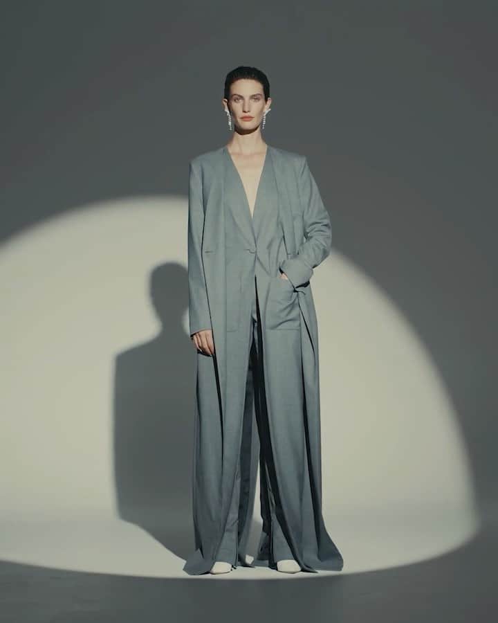 Fashion Weekのインスタグラム：「Keeping sustainability and transparency in mind, @studioamelia_'s February 2021 collection is made exclusively from locally sourced, deadstock fabrications - resulting in minimal emissions and waste. Watch the full digital presentation on nyfw.com」
