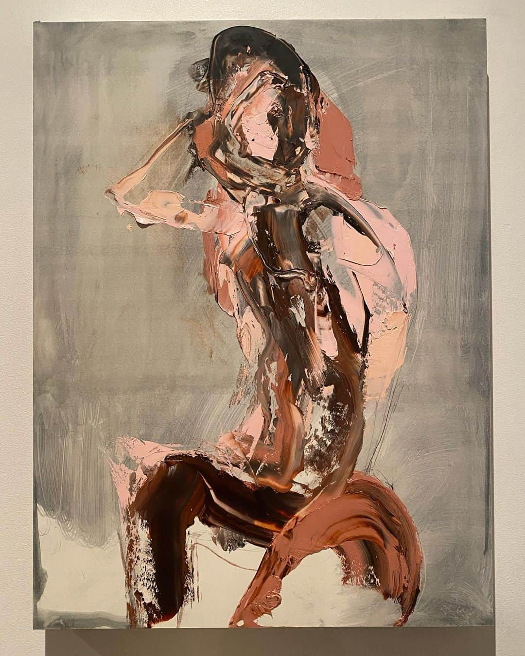 マイケルエンジェルのインスタグラム：「Nude   oil on board」