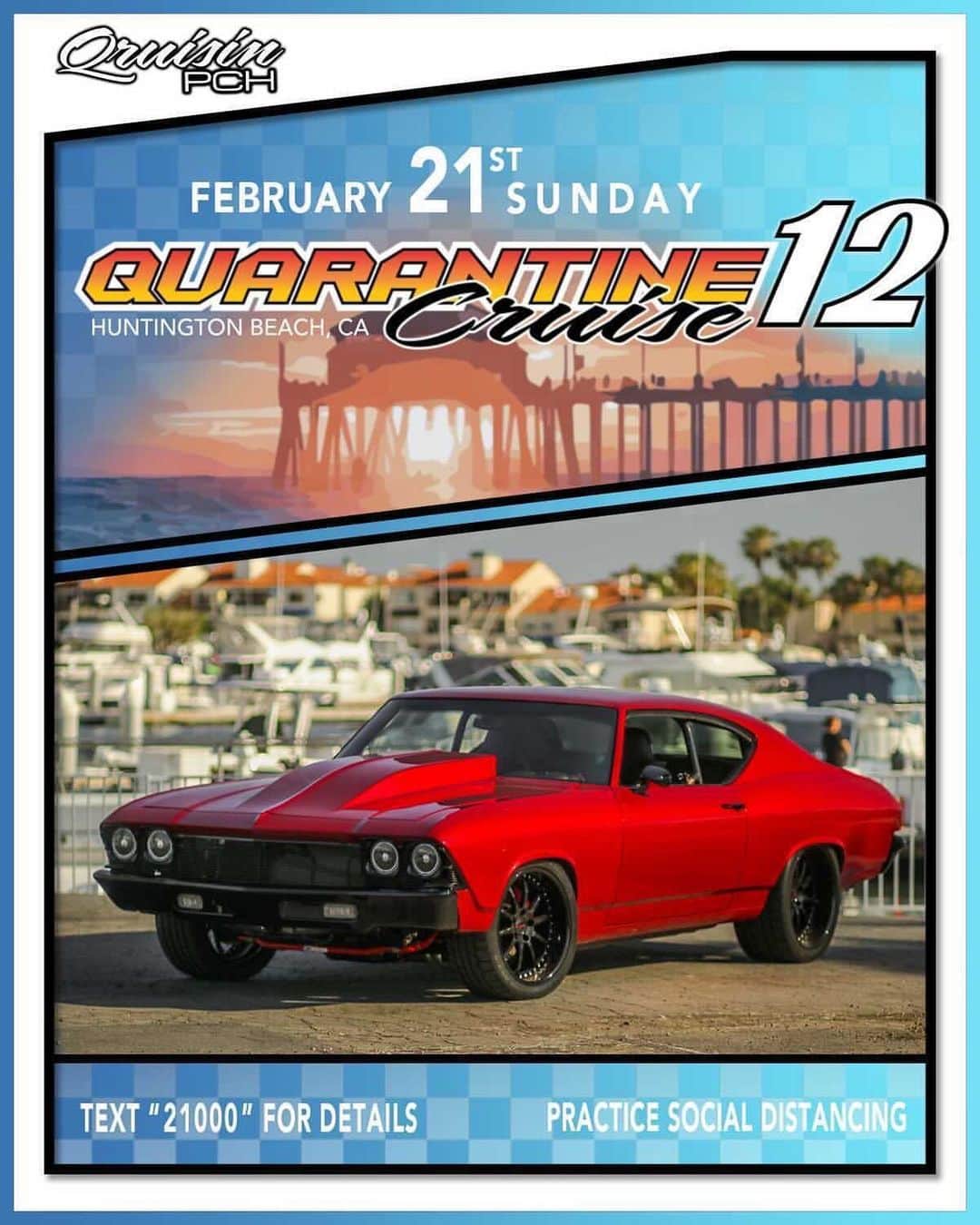 Classics Dailyさんのインスタグラム写真 - (Classics DailyInstagram)「The Quarantine Cruise – The one that started it all - is coming to OC with Quarantine Cruise 12 this Sunday, February 21.      Come cruise the OC Coast on famed PCH with hundreds of the nicest rides on the road.      Featured in Motor Trend, Hot Rod, Truck Trend, All Chevy Performance, Classic Truck Performance, Dub magazine, Car Kulture Deluxe Magazine and across the internet, there’s no experience like the Quarantine Cruise.  ~   Come be a part of the epic Quarantine Cruise 12:  Text “Cruise” to 21000 and stop by often to be 1st to know the details! _  Partners: @hektattoo @keystoneautomotiveoperations @week2wickedjason @Ken - Please Shop Local at @socoandtheocmix @regencycenters   #hbqc #quarantinecruise #protouring  #hotrods #classiccars #customcars #musclecars #americanmusclecars #hotrodsandmusclecars #americanmuscle #classicmuscle」2月16日 12時03分 - classicsdaily