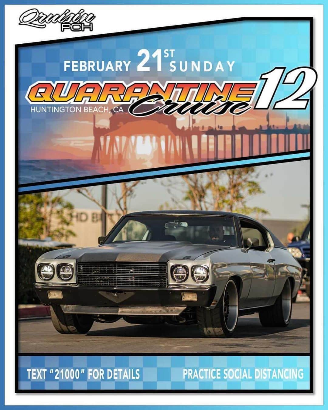 Classics Dailyさんのインスタグラム写真 - (Classics DailyInstagram)「The Quarantine Cruise – The one that started it all - is coming to OC with Quarantine Cruise 12 this Sunday, February 21.      Come cruise the OC Coast on famed PCH with hundreds of the nicest rides on the road.      Featured in Motor Trend, Hot Rod, Truck Trend, All Chevy Performance, Classic Truck Performance, Dub magazine, Car Kulture Deluxe Magazine and across the internet, there’s no experience like the Quarantine Cruise.  ~   Come be a part of the epic Quarantine Cruise 12:  Text “Cruise” to 21000 and stop by often to be 1st to know the details! _  Partners: @hektattoo @keystoneautomotiveoperations @week2wickedjason @Ken - Please Shop Local at @socoandtheocmix @regencycenters   #hbqc #quarantinecruise #protouring  #hotrods #classiccars #customcars #musclecars #americanmusclecars #hotrodsandmusclecars #americanmuscle #classicmuscle」2月16日 12時03分 - classicsdaily