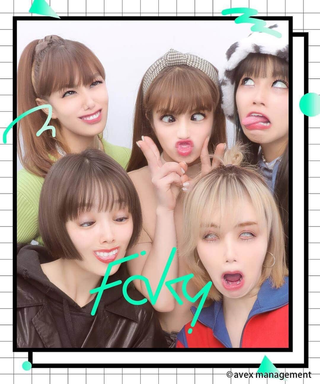 FAKYさんのインスタグラム写真 - (FAKYInstagram)「🙅‍♀️3枚目は見ちゃダメ🙅‍♀️﻿ ﻿ ✨✨FAKY×『CAOLABO』2/23まで！✨✨﻿ ﻿ ﻿ 先日メンバーで撮影してきました💓﻿ ﻿ 圧倒的な理想顔を叶える“神比率分析”が特徴の最新プリ機『CAOLABO』と期間限定のプリコラボ！﻿ ﻿ 本コラボのために撮り下ろした限定フレームに合わせて撮影いただくと、メンバーとの“ツーショット風”プリや、まるで「FAKY」の一員になったようなプリを楽しむことが可能💓﻿ ﻿ フレームデザインは﻿ 「Hina&Takiセット」﻿ 「Lil’Fang&Mikako&Akinaセット」﻿ 「FAKYセット」﻿ 「FAKYデザインセット」の4種類♪﻿ ﻿ ＜プリ機『CAOLABO』×「FAKY」コラボ概要＞﻿ ［実施期間］1月12日（火）～2月23日（火）﻿ ［対象機種］『CAOLABO』﻿ ［対象店舗］『CAOLABO』設置のアミューズメント施設等﻿ ［コラボ内容］﻿ コラボ撮影フレーム・シールふちデザインセット 全4種類﻿ 撮影・落書き時のBGM搭載（「ダーリン (Prod. GeG)」）」2月16日 12時48分 - fakyjp