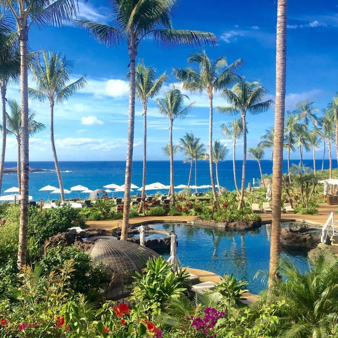 三浦マキさんのインスタグラム写真 - (三浦マキInstagram)「My fave hotel in Hawaii...Four seasons Resort Lanai.Beautiful&peaceful.  ハワイ全島の中で、個人的に一番好きなホテル。 ラナイ島にある　@fourseasons   小さな島、ラナイ島。 そこにはこの極上ホテルのみ。  落ち着いたら、また行きたいなぁ…🌸  詳しくは @northmall_com のコラムにて✈️  #fourseasons #fourseasonshotel #lanai #fourseasonslanai  #hawaii」2月16日 13時03分 - makimiura__la