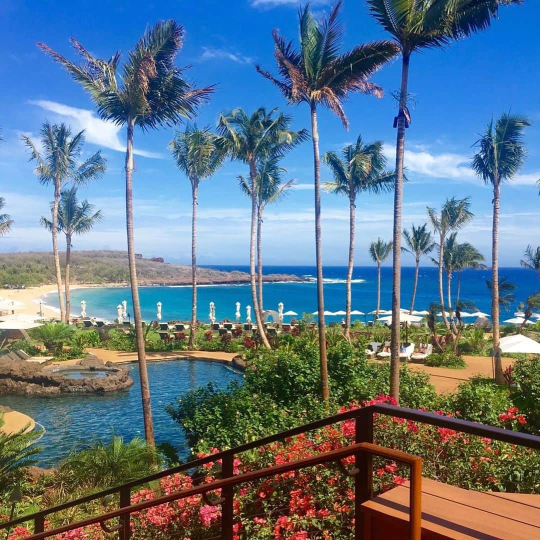 三浦マキさんのインスタグラム写真 - (三浦マキInstagram)「My fave hotel in Hawaii...Four seasons Resort Lanai.Beautiful&peaceful.  ハワイ全島の中で、個人的に一番好きなホテル。 ラナイ島にある　@fourseasons   小さな島、ラナイ島。 そこにはこの極上ホテルのみ。  落ち着いたら、また行きたいなぁ…🌸  詳しくは @northmall_com のコラムにて✈️  #fourseasons #fourseasonshotel #lanai #fourseasonslanai  #hawaii」2月16日 13時03分 - makimiura__la