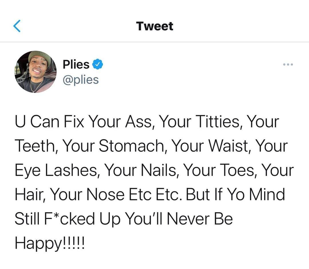 プライズさんのインスタグラム写真 - (プライズInstagram)「Just My Opinion!!!!!!! #Plies #YallKnowImShy🙈 #PearlyPlies🦷」2月16日 23時55分 - plies