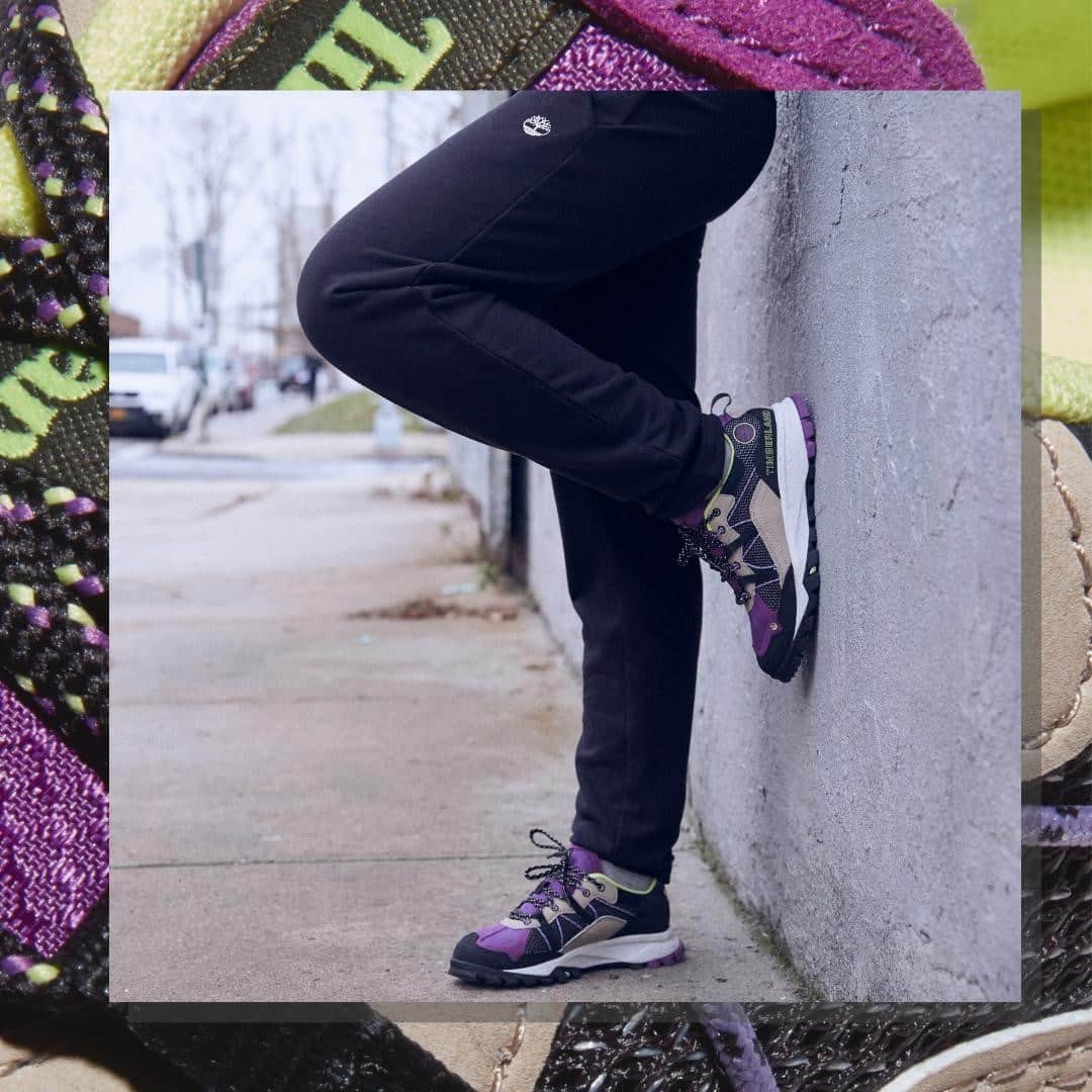 ティンバーランドのインスタグラム：「From streets to peaks – own the outdoors in the Women's Garrison Trail Hiking Shoe. Made with TimberGrip™ tech for superior traction on any adventure. #Timberland」
