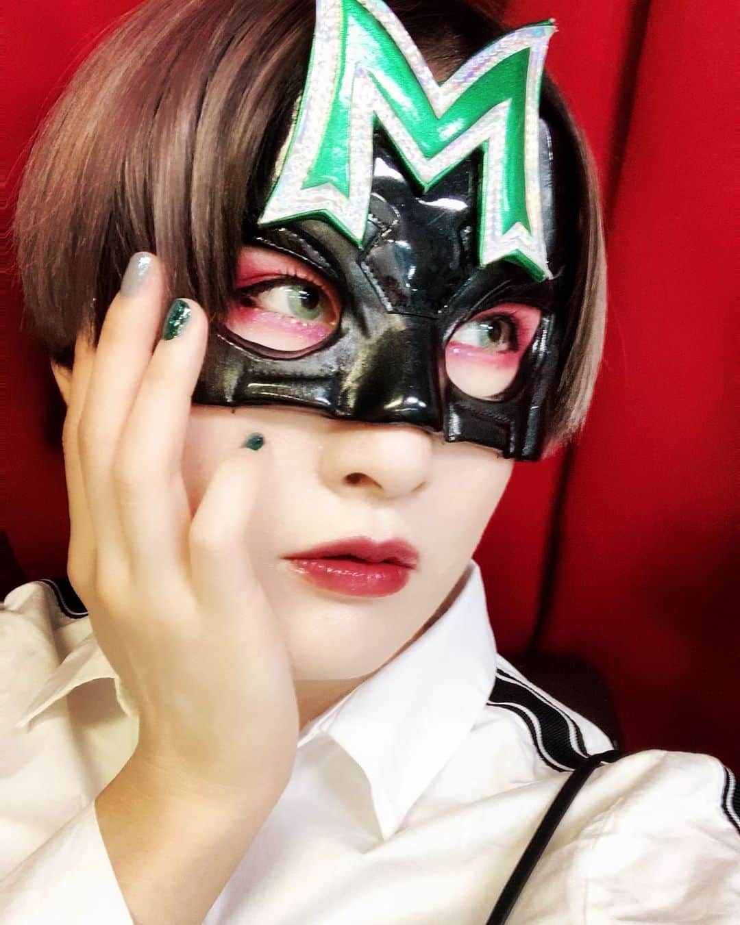 ハイパーミサヲのインスタグラム：「I decided to concentrate on myself.  #tjpw #prowrestler  #maskedgirl  #masked  #japaneseculture  #サブカル女子 #サブカル」