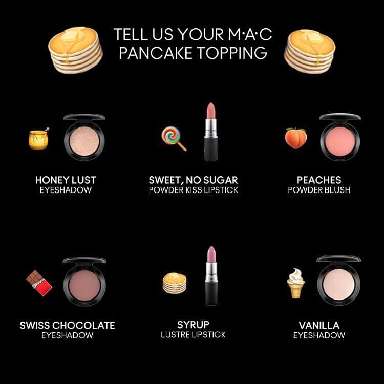 M·A·C Cosmetics UK & Irelandさんのインスタグラム写真 - (M·A·C Cosmetics UK & IrelandInstagram)「Pancakes on your mind? Us too. Which M·A·C treat will you be adding to your pancakes today? Drop the emoji below⬇️😋  #ShroveTuesday #PancakeDay #MACCosmeticsUK #MACCosmetics #Makeup #Beauty #Meme」2月16日 18時02分 - maccosmeticsuk