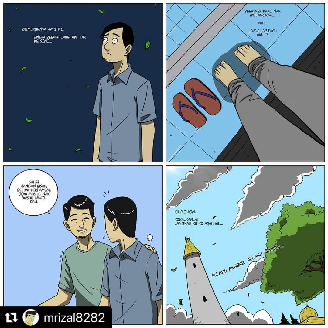 Koleksi Komik Malaysiaさんのインスタグラム写真 - (Koleksi Komik MalaysiaInstagram)「#Repost @mrizal8282 with @make_repost ・・・ LANGKAH. . #komik #instakomik #komikbyrizal #komikmalaysia #gengkomik #sentap #lawak #hiburan #komiklakibini #komikpendek #komiklawak #komikmalaysia #koleksikomikmalaysia #stayathome #ohdrama #familidrama」2月16日 18時21分 - tokkmungg_exclusive