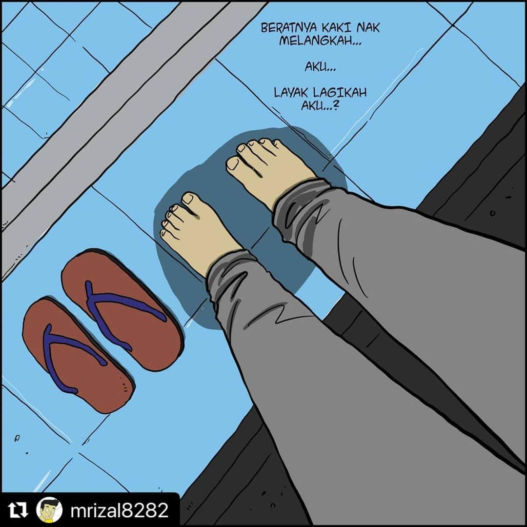 Koleksi Komik Malaysiaさんのインスタグラム写真 - (Koleksi Komik MalaysiaInstagram)「#Repost @mrizal8282 with @make_repost ・・・ LANGKAH. . #komik #instakomik #komikbyrizal #komikmalaysia #gengkomik #sentap #lawak #hiburan #komiklakibini #komikpendek #komiklawak #komikmalaysia #koleksikomikmalaysia #stayathome #ohdrama #familidrama」2月16日 18時21分 - tokkmungg_exclusive